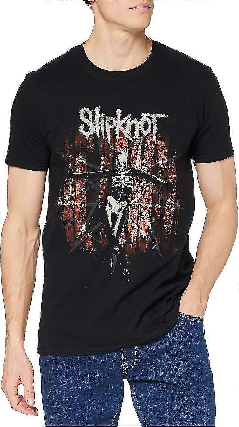 Slipknot Mens Tee: .5 The Gray Chapter Material retro la modă