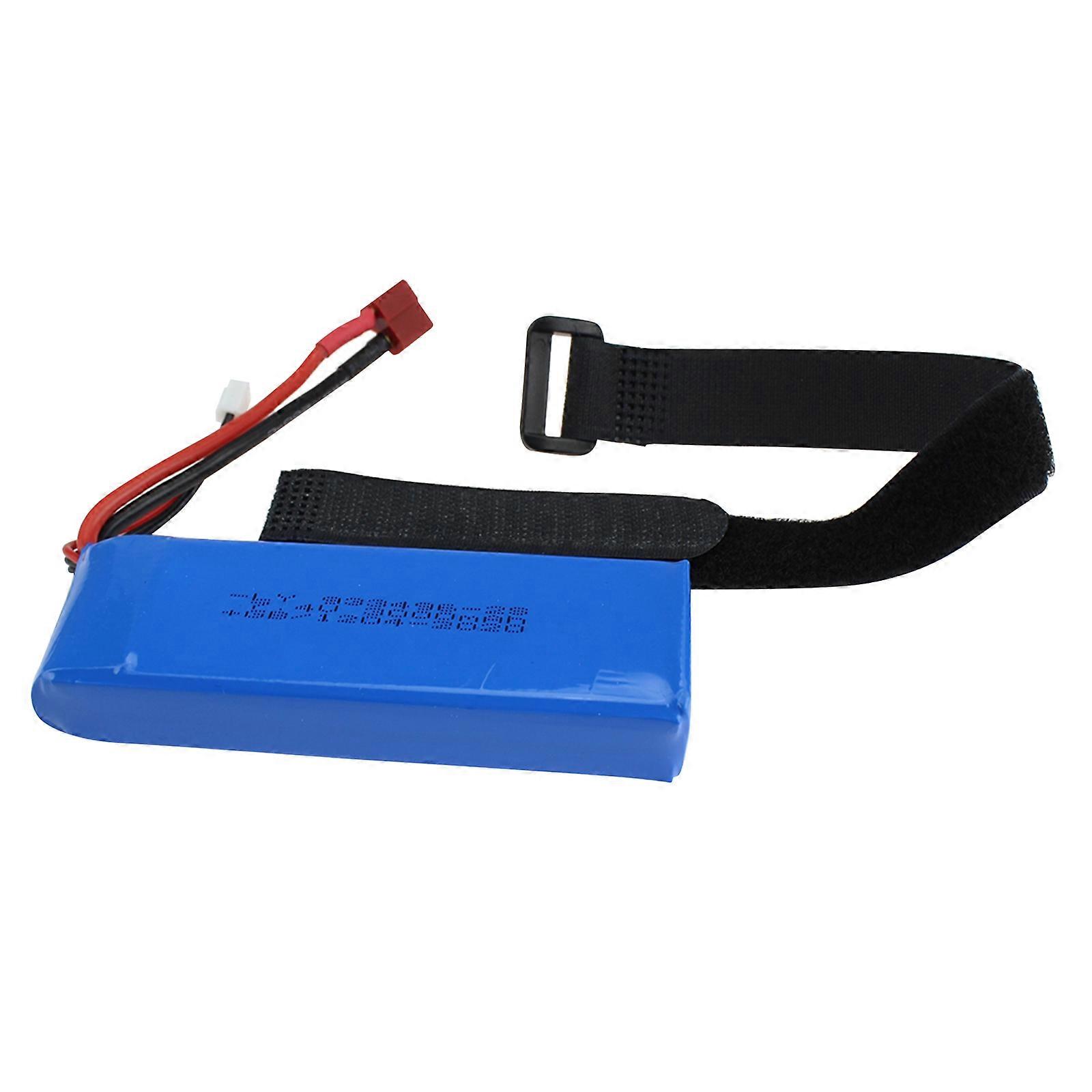 7.4V 2200mah RC Battery 31min Run Times with 100mm Cable T plug 25C Upgrade Parts for RC Cars