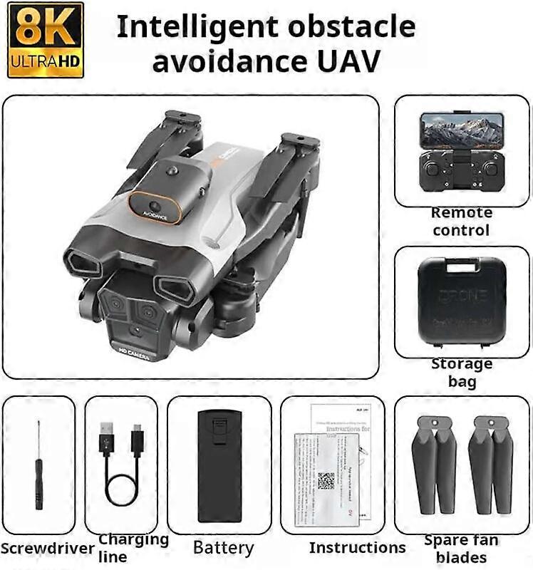 Drone GPS AE10MINI avec contrôle électronique professionnel 8K, double