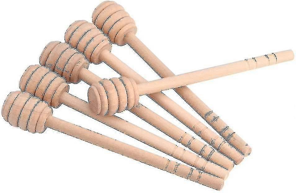 Honey Stirring Spoon, 50 Pcs Wooden Refueling Rod, Honey Refueling Stick 15cm