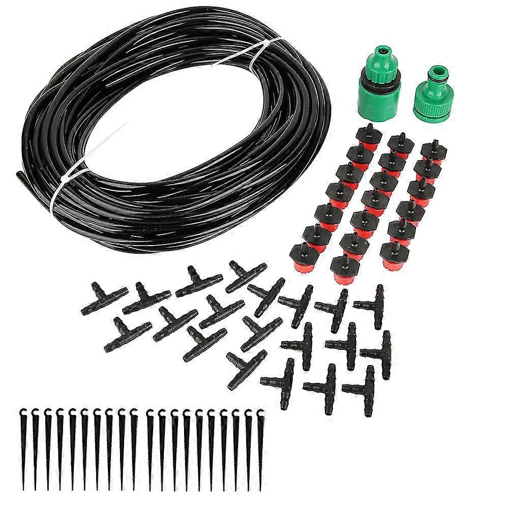 Micro Drip Irrigation System with Auto Timer - 20M Garden Hose Kit for Self Plant Watering