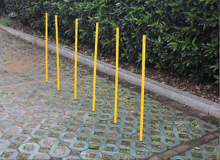 Portable Dog Training Practice Poles Agility Pole Set Gapping adjustable