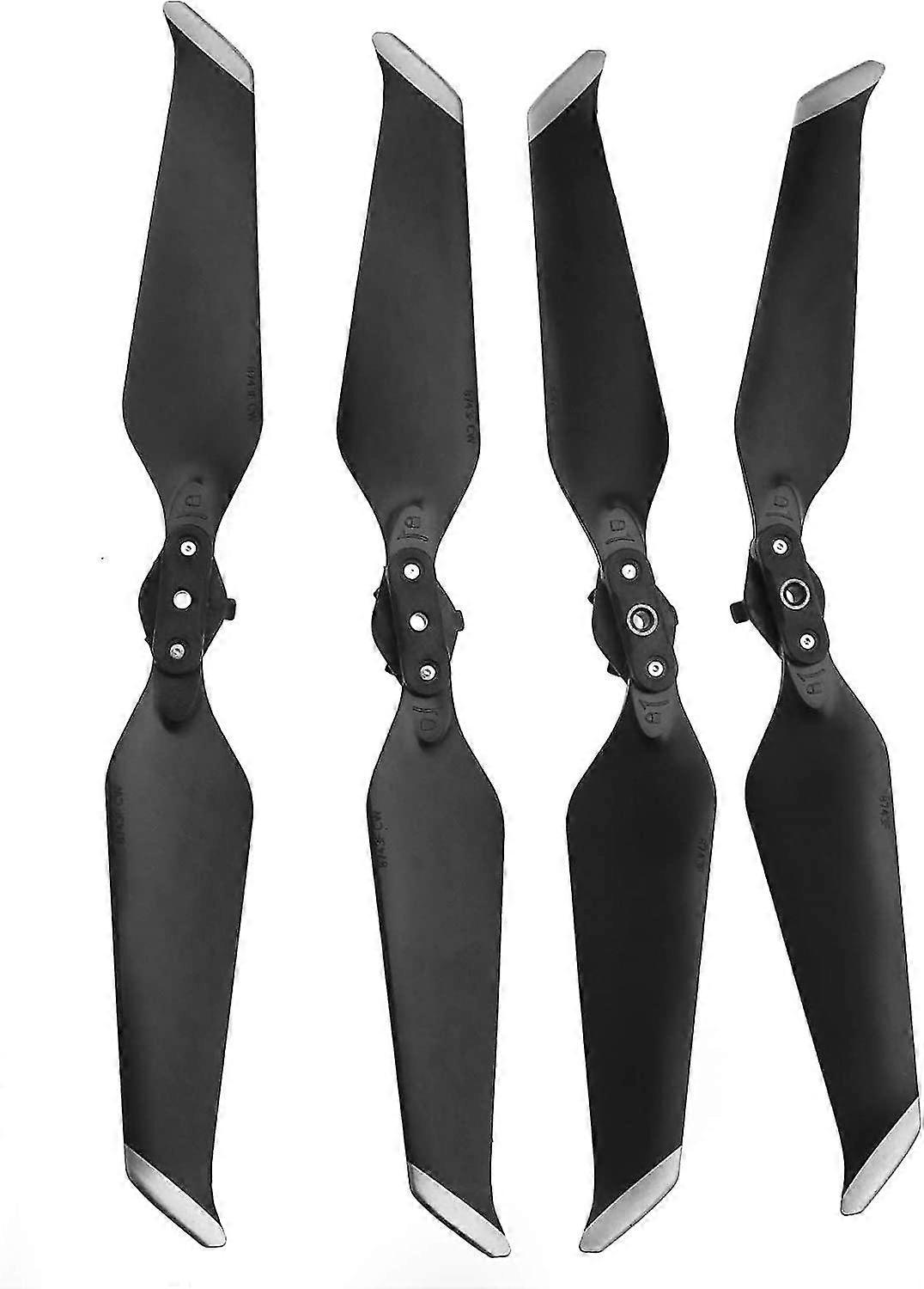 Propeller Compatible Zoom Drone Tip Low-noise Quick Release(4pcs, Silver