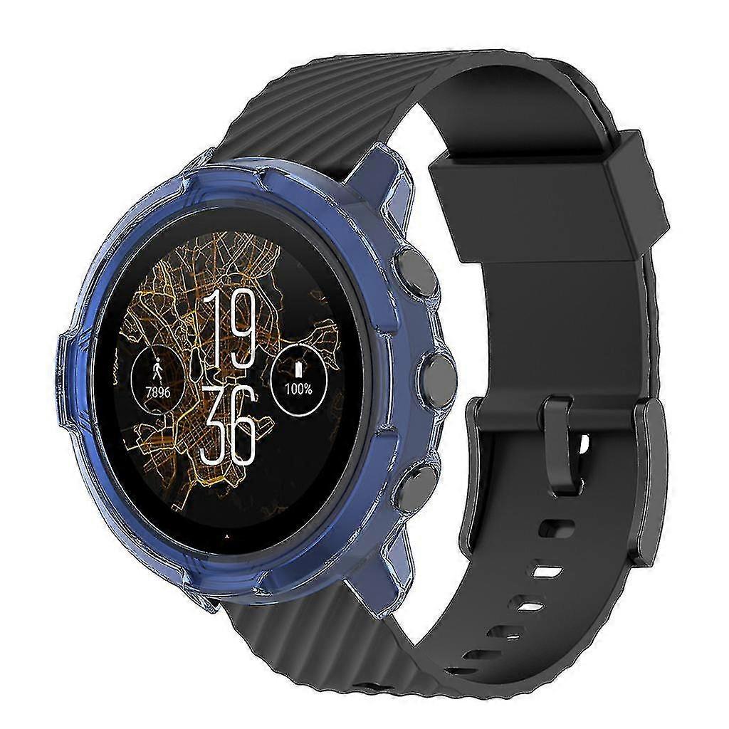 Tpu Smartwatch Cover Case Protector Bumper Frame Shell For Suunto 7 Watch Case