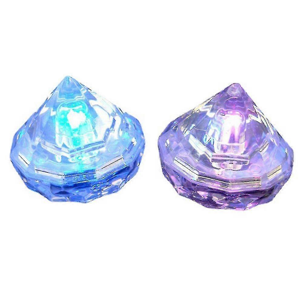 12 stuks Light Up Diving Gem Shpaed Pool Toy Voor Kinderen Diamonds Shaped Multi-color Flashing Dive Pool T