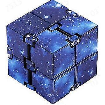 Infinity Decompression Inversion Toy-starry Sky-blue-4 * 4 * 4cm