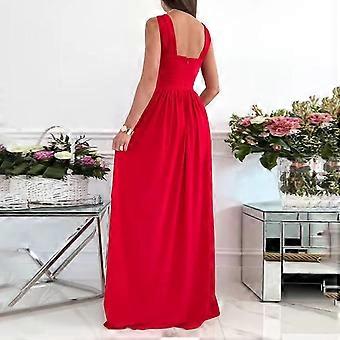 Women's Summer Dresses Casual Maxi Dress Sleeveless Elegant Split Long  Dresses Party Dress S-2XL | Fruugo UK