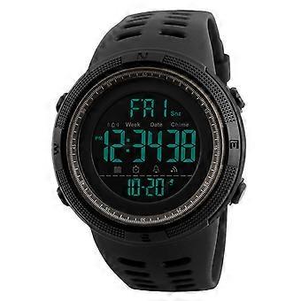 SKMEI 1251 50m Montre de sport étanche Montre numérique Noir Rouge
