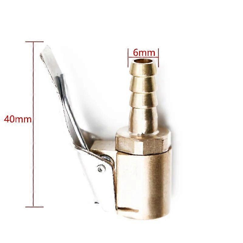 1Pc Car Accessories Car Air Pump Thread Nozzle Adapter Car Pump Accessories Fast Conversion Head Clip Type Nozzle-Motor Vehicle Wheel Parts