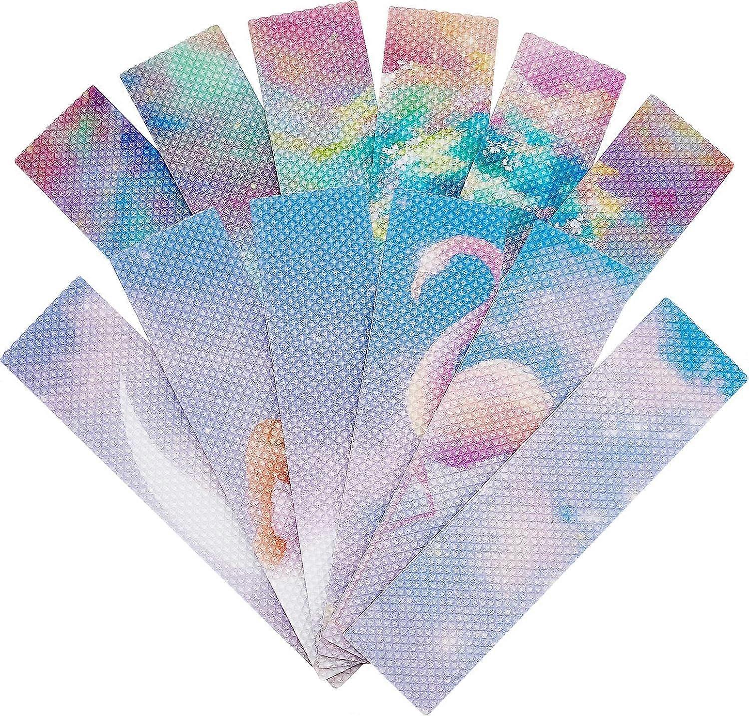 PEVA & Waterproof PVC Plastic Paper Stickers Set for Suitcase Phone and Cups Rectangle Animal Pattern 10x2.5x0.1cm 3sets