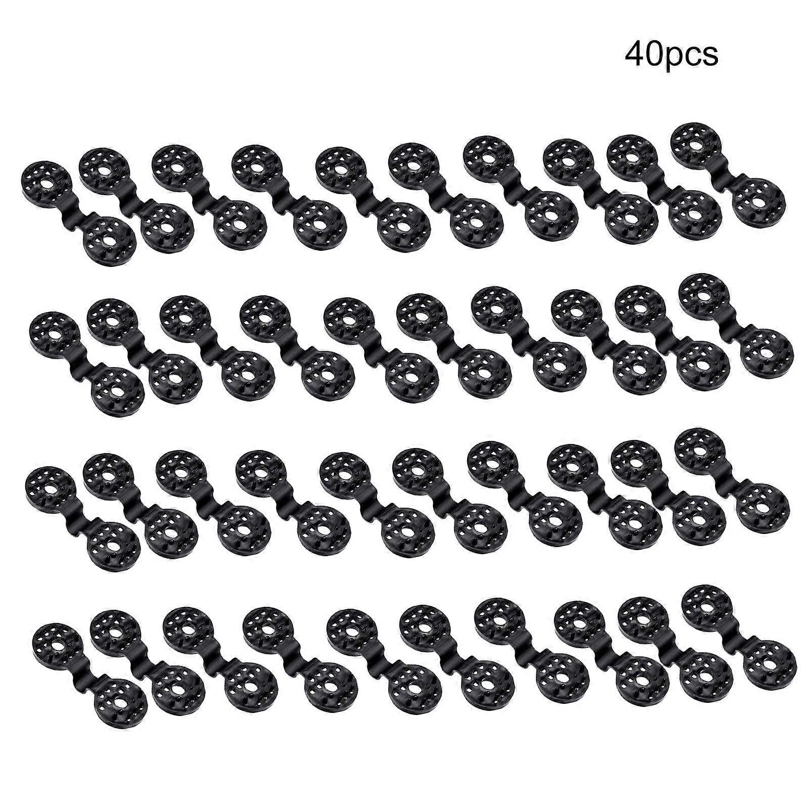 20%OFF 2023NEW  40pcs Shade Cloth Plastic Clips  Shade Netting Black Clips for Greenhouse Outdoor Garden Anti Bird Netting Agricultural Sunshade Fabri