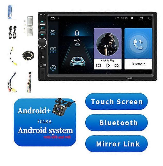 2 Din Android 7 Inch Multimedia Player Touch Screen MP5 Player Bluetooth USB/TF/FM/AUX Car Stereo Mirror Link For Universal