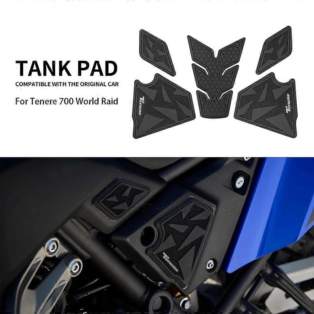 Για Yamaha Tenere 700 Tenere700 Παγκόσμια επιδρομή 2022- Μοτοσικλετών πλευρικά μαξιλάρια δεξαμενών καυσίμων προστατευτικά αυτοκόλλητα decal αερίου γόνατο πρόσφυση