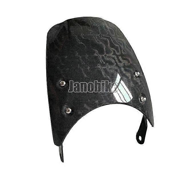 Back Protectors 5 - 7" Retro Cafe Racer Windshield Instrument Headlight Visor Wind Deflector For Honda Yamaha Suzuki Kawasaki Universally