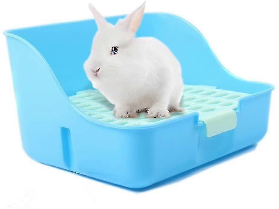 Rabbit Corner Toilette Rabbit Potty Square Toilette avec plaid