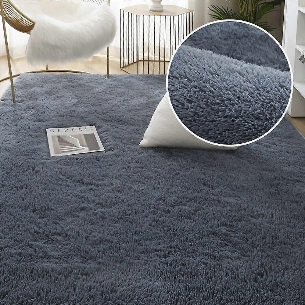 Tæppe til stuen Fluffy soveværelse tæppe Home Decor vindue Sengetæpper Tykke tæpper Blød fløjlmåtte Høj kvalitet