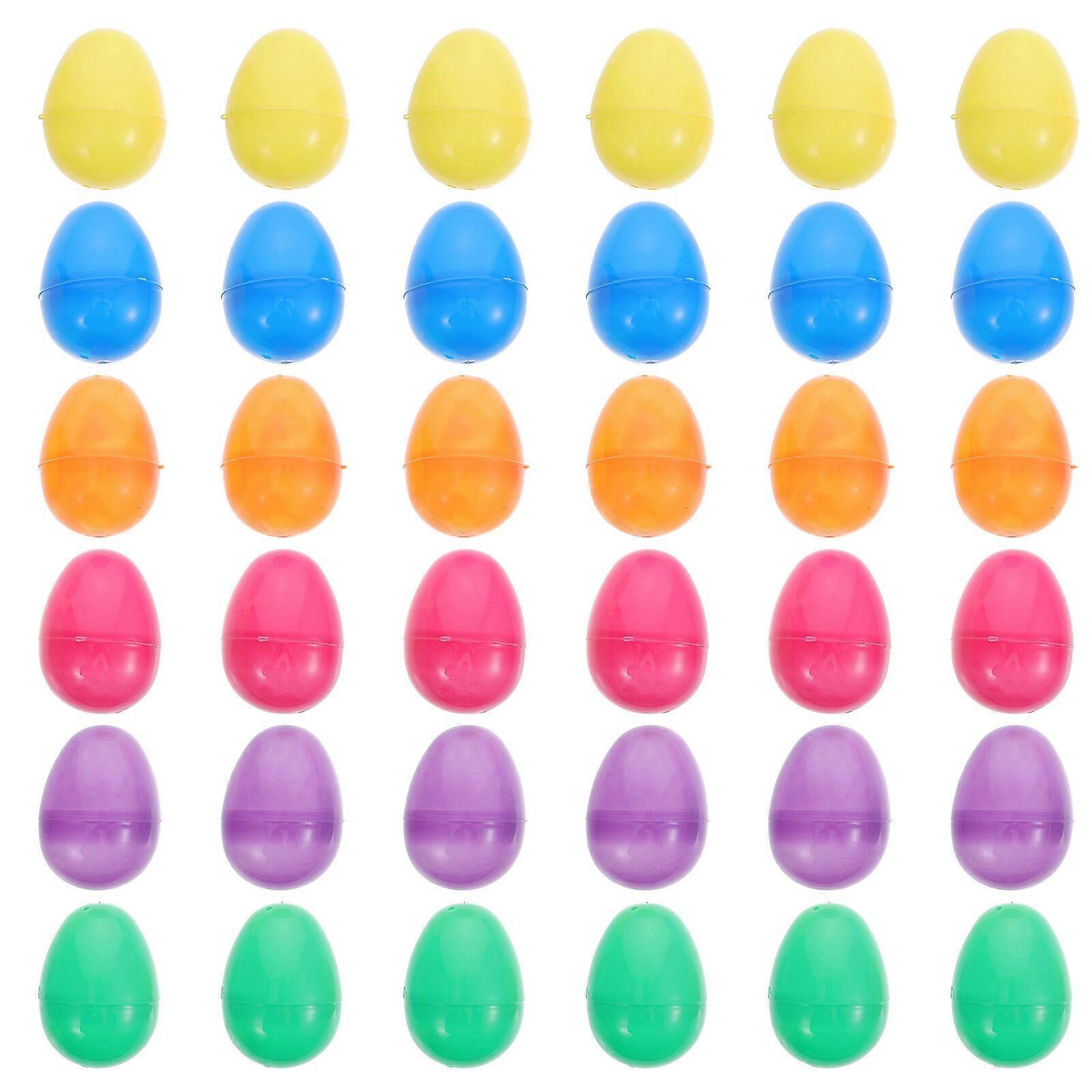 36Pcs Easter Eggs Easter Party Eggs Children Easter Eggs Kids Graffiti Eggs Empty Eggs