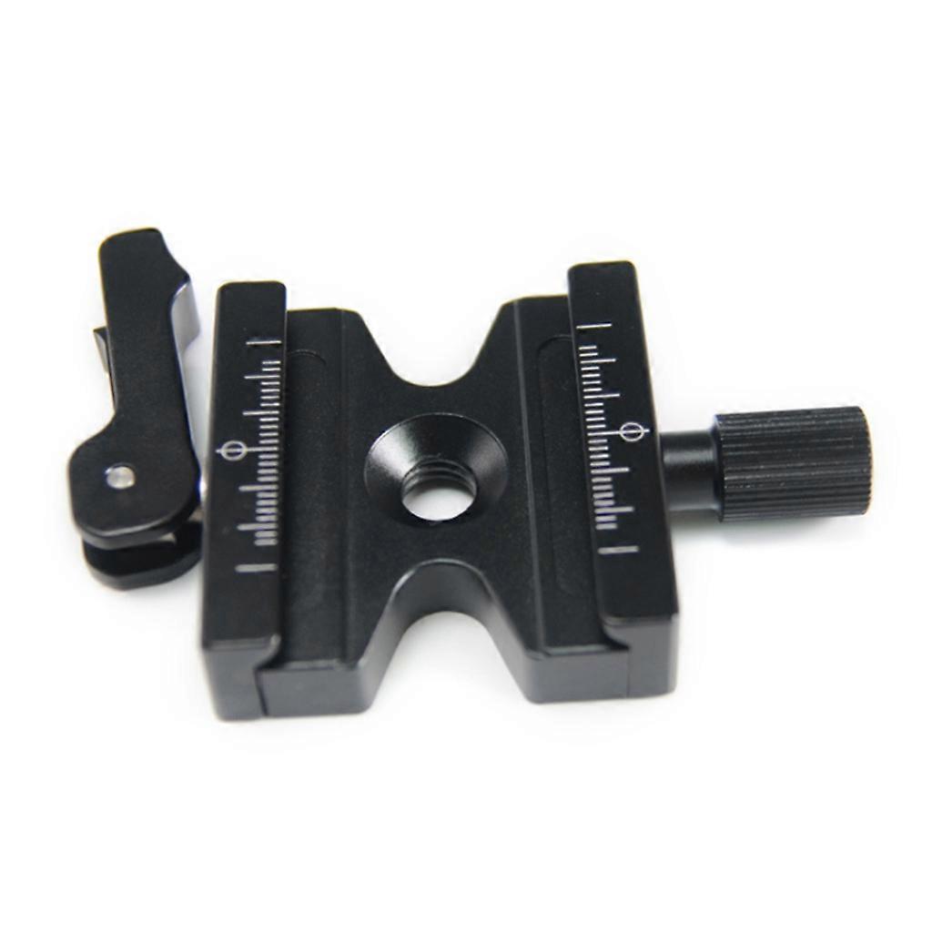 Quick Release Clamp with Adjustable Lever Knob 3/8" Screw Compatible with Arca Swiss Standard QR Plate Ball Head Tripod