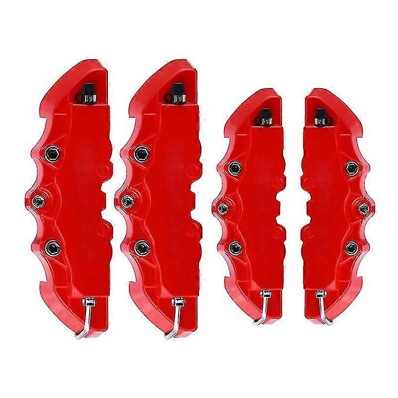 Red 3d Style Universal Car Brake Caliper