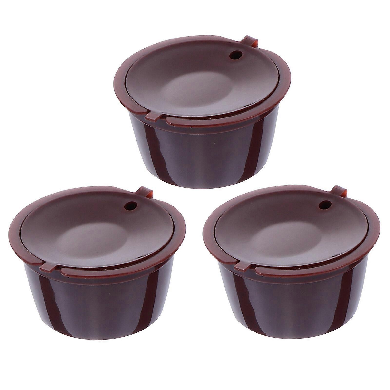 3pcsコーヒーカプセルストレーナーカップフィルターカップドルチェグストと互換性があります