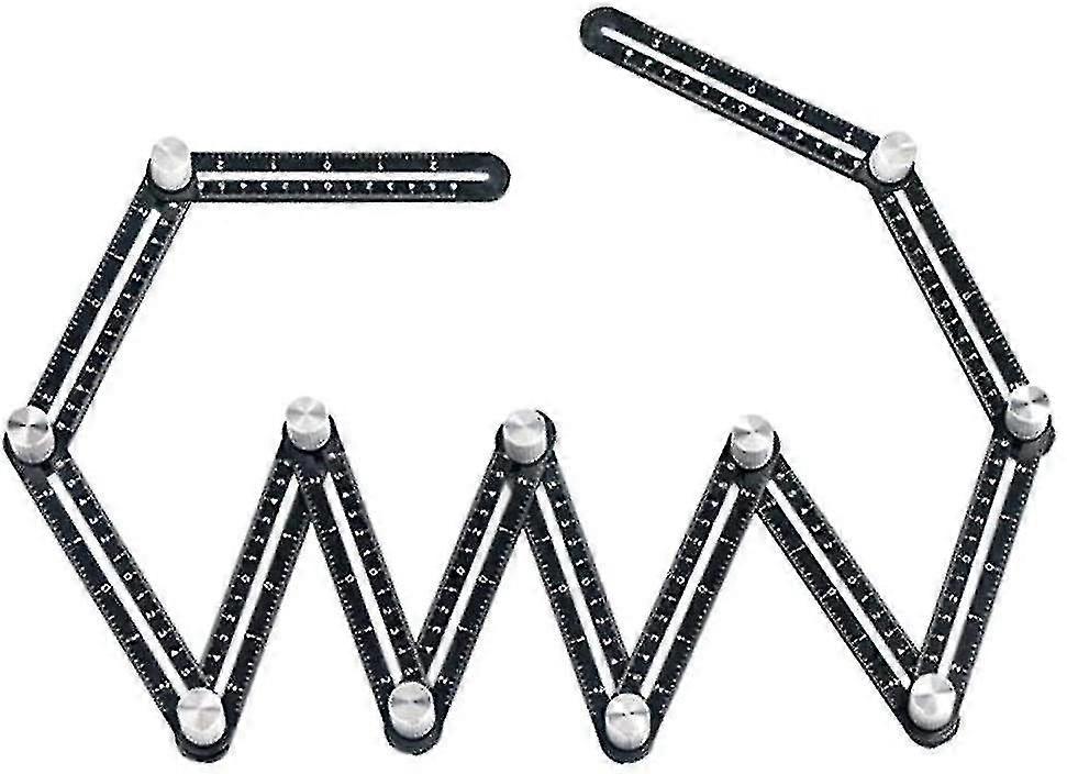 Angle Measurement Alloy Finder Multi Ruler 12 Face Template Tool 1 Piece