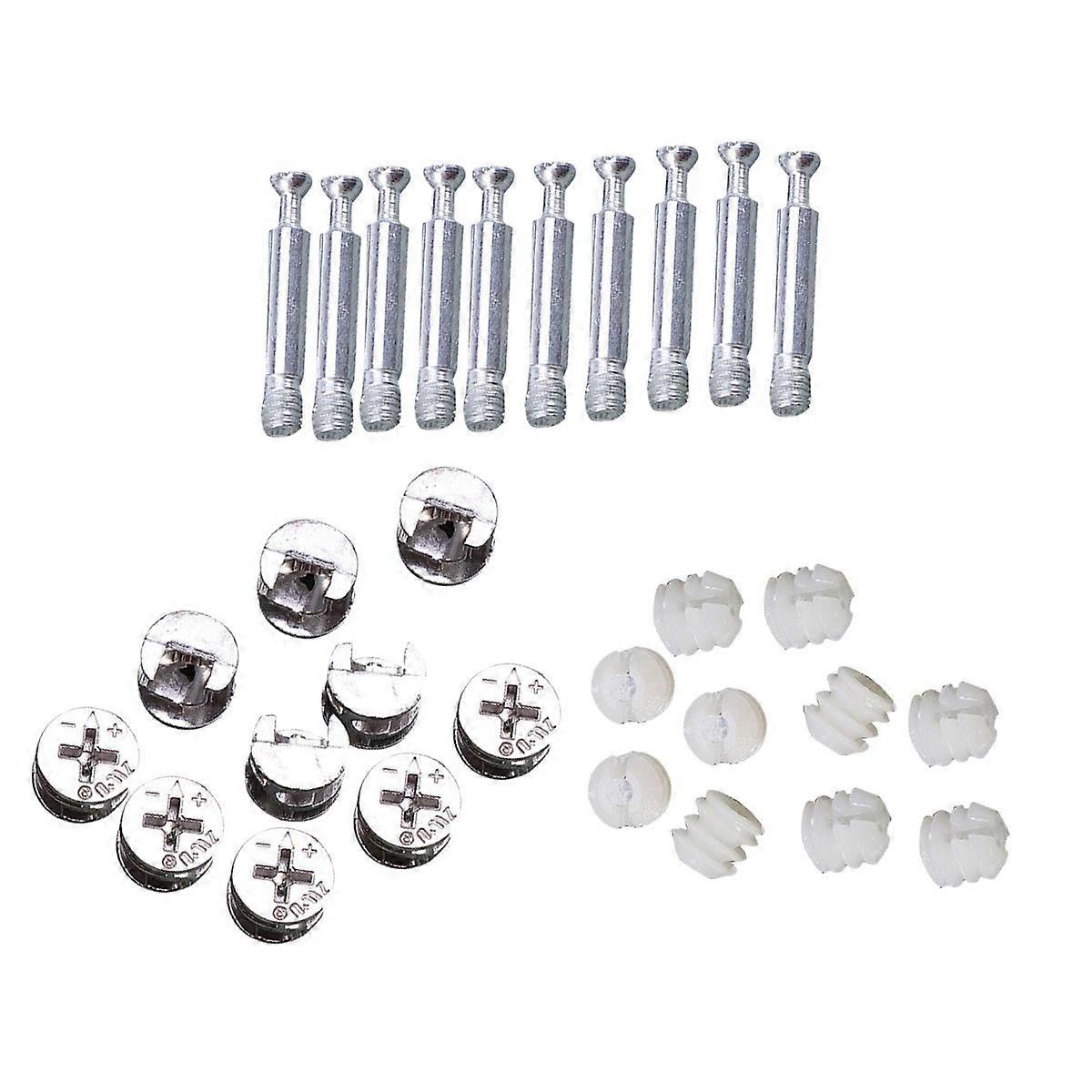 10セット挿入済みナット家具ダボ家具サイド接続家具コネクタ