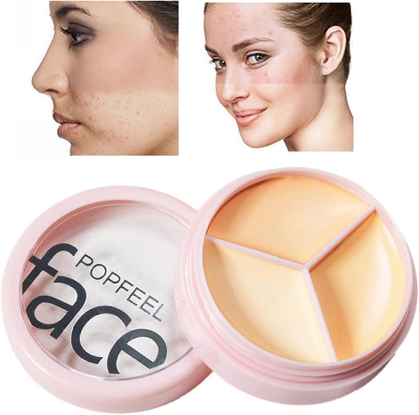 Concealer for Accnes and Dark Circles | Color Concealer Palette | Concealer for Dark Circles Treatmeent Creamy Spot Accne Correcting Concealer