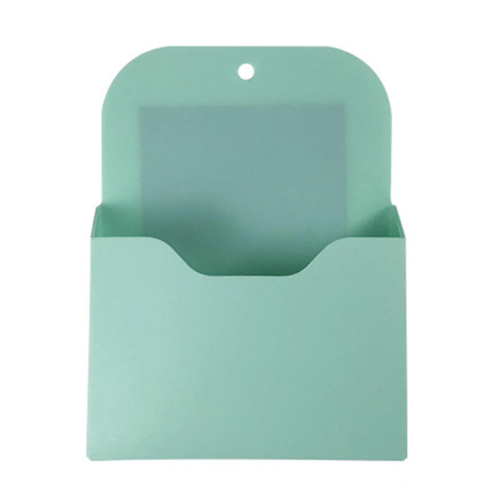 Magnetic File Holder Storage Box Solid Color Large Capacity Full Size Magnetic Pocket Wall Hanging File Organizer Jikaix