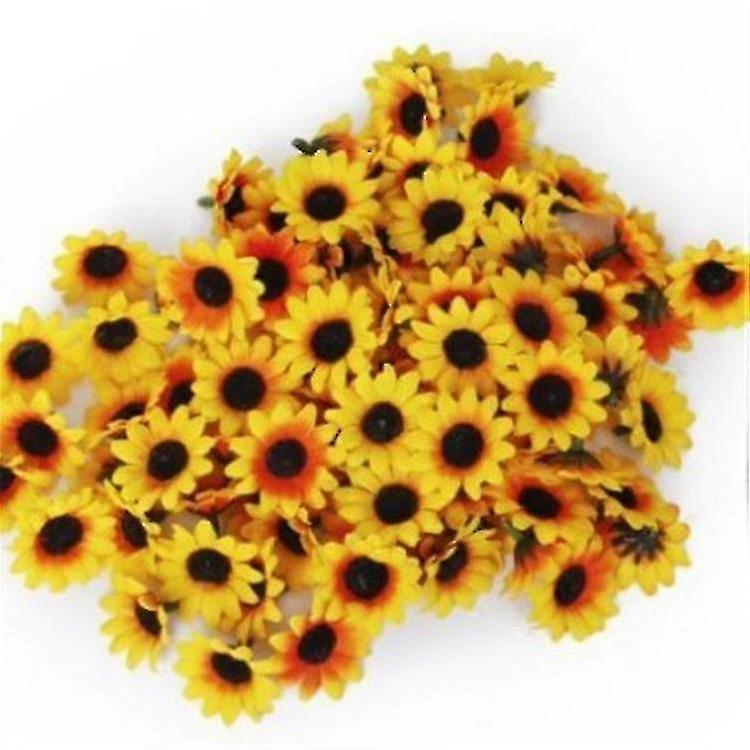 100pcs Mini Simulation Of Small Sunflowers High Quality
