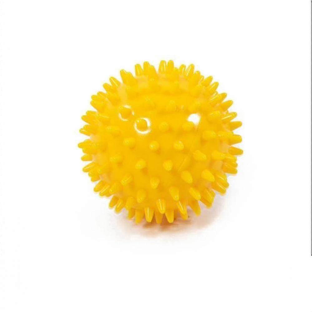 2 Pack Spiky Massage Balls Foot Back Muscles Trigger Point Therapy(yellow)