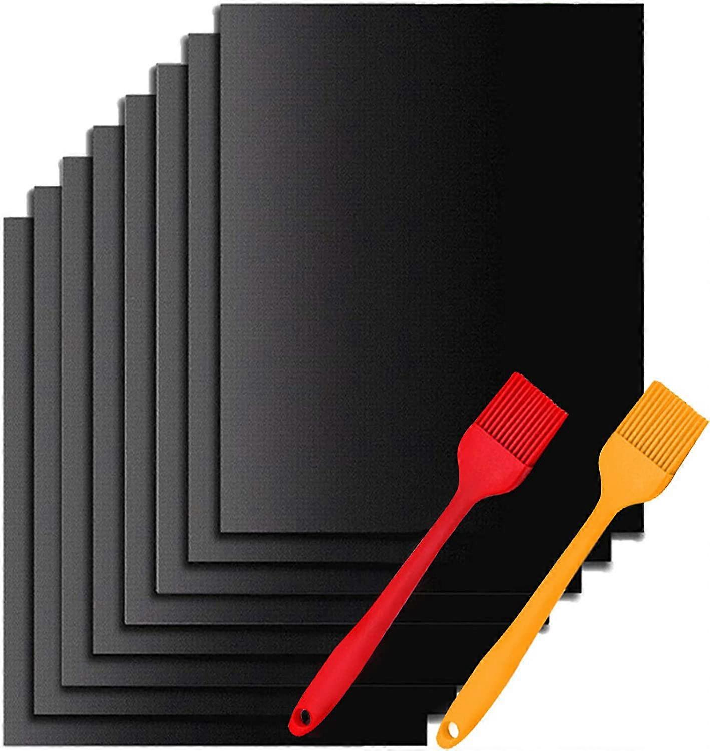 BBQ grill mat, non-stick grill mats, baking mat for charcoal & baking, baking paper reusable