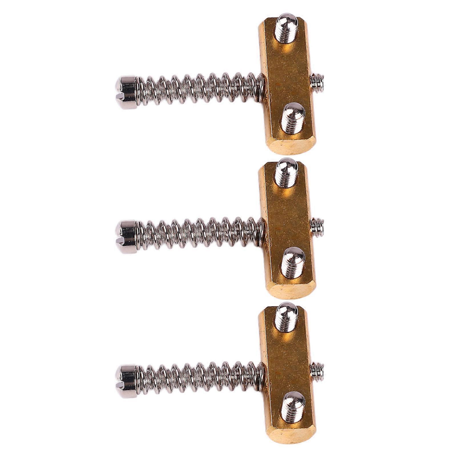3PCS Saddle Spring Screws String Bridge Code Replacement Electric Guitar Accessories Slot Type