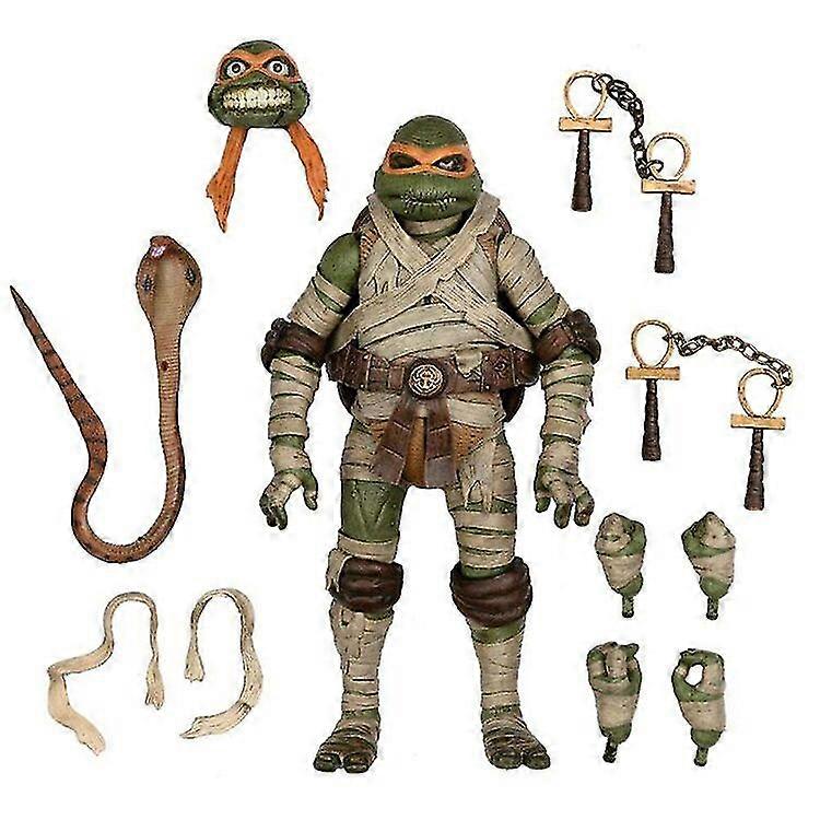 Monster Mummy Michelangelo 7 Inch Action Figure