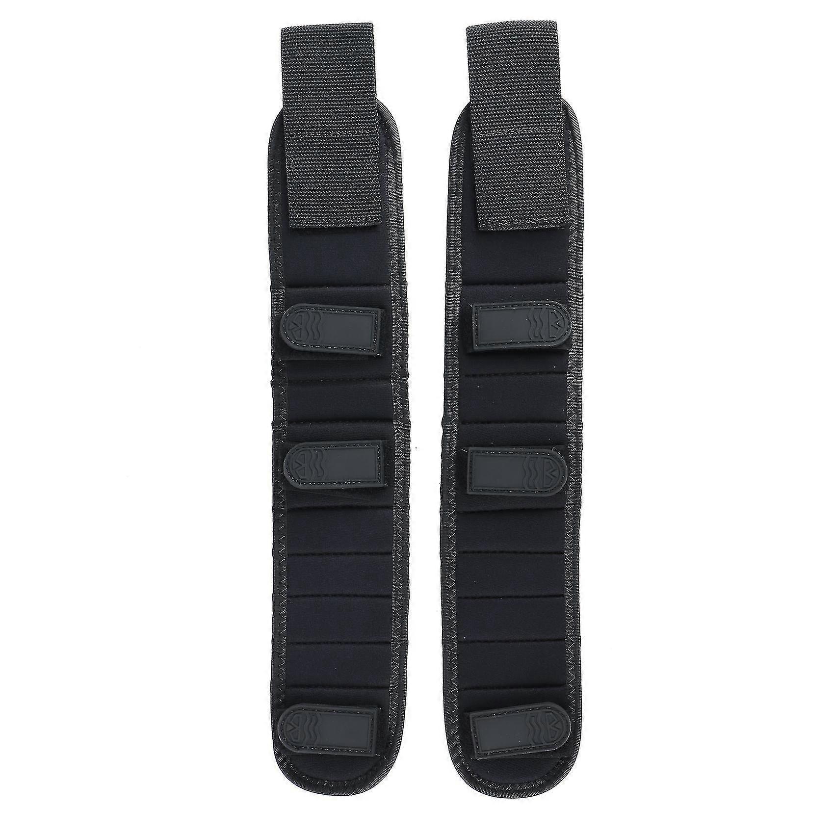 2-pack axelkudde för Dive Backplate Quick Release Tech, svart