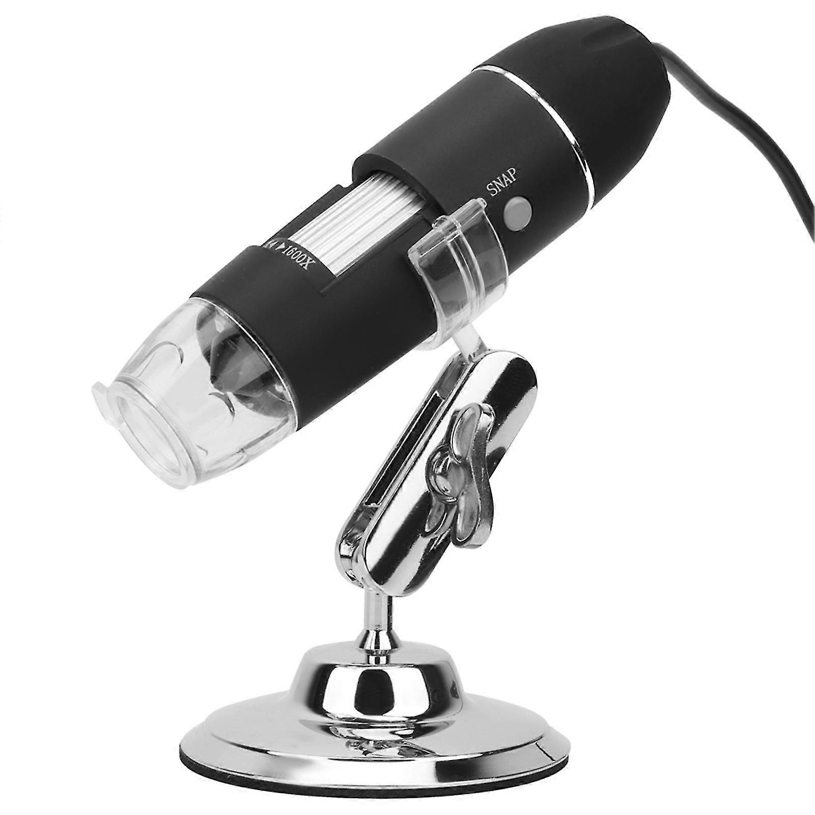 HD Handheld Microscope with Bracket - X4 1600X LED Diital Microscope Camera