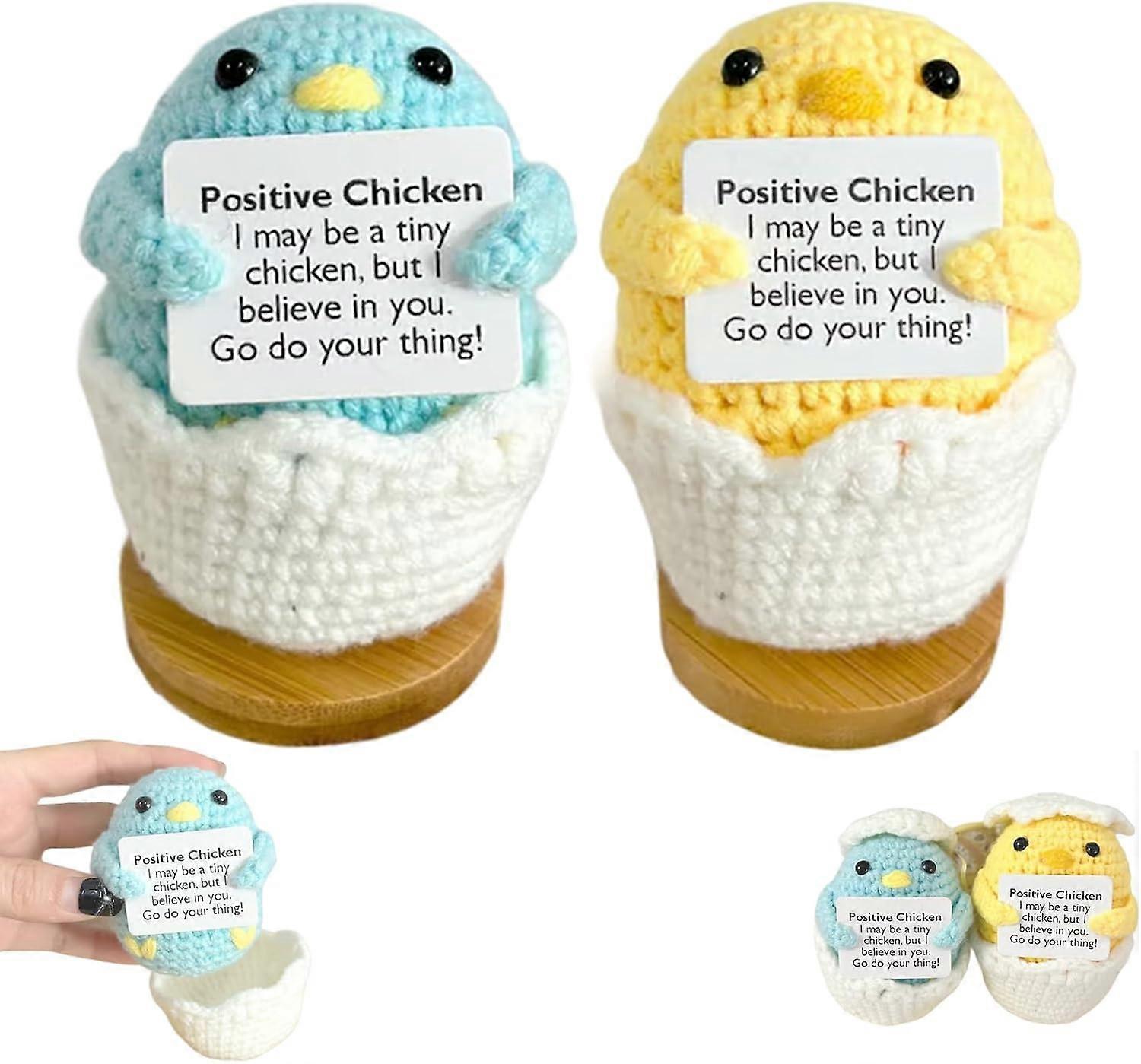 Handmade Emotional Support Worry Worm Gift, Crochet Worry Worm Inspirational Cares , Cute