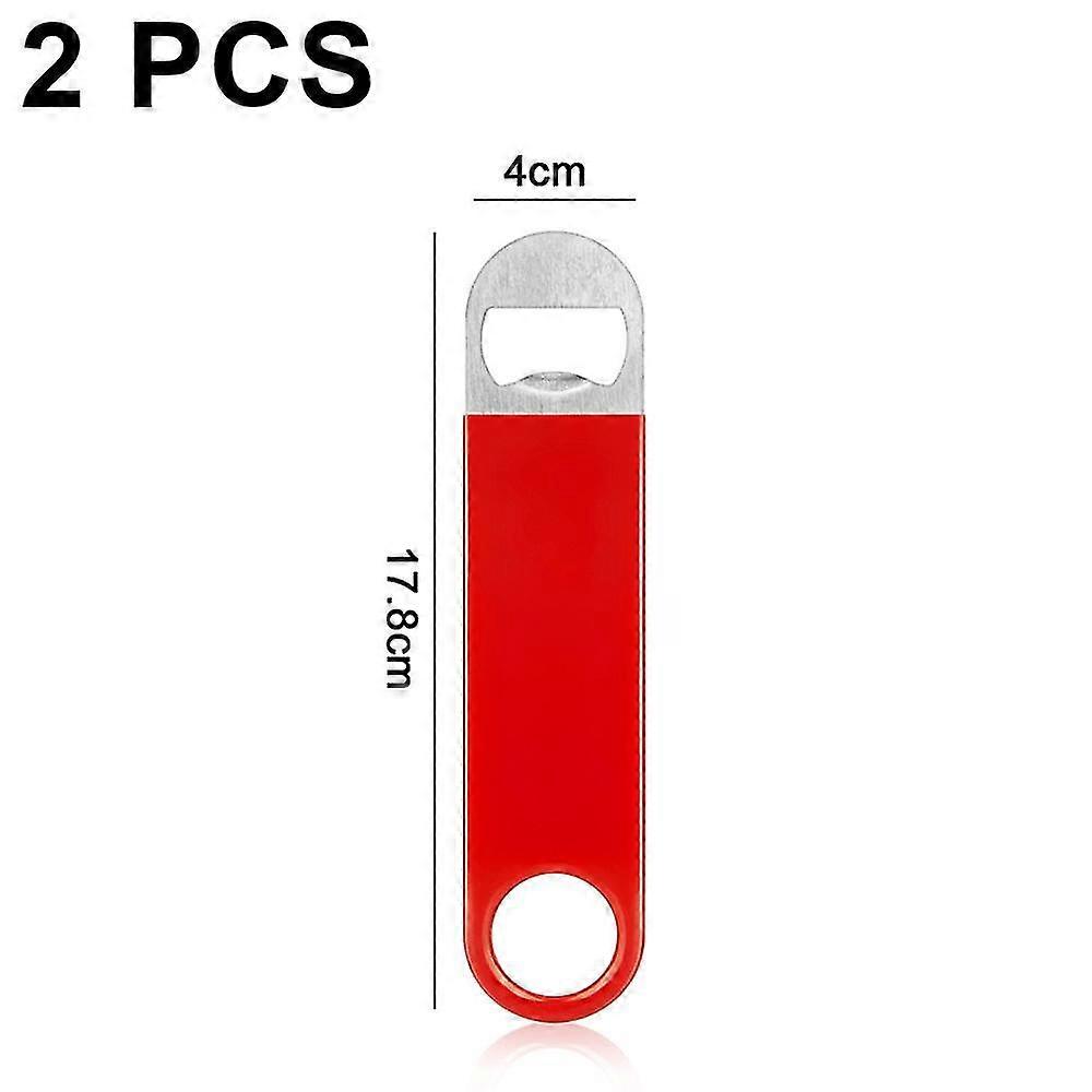 Sunrain Flat Bottle Opener - Bottle Opener For Bartender - Beer Bottle Opener