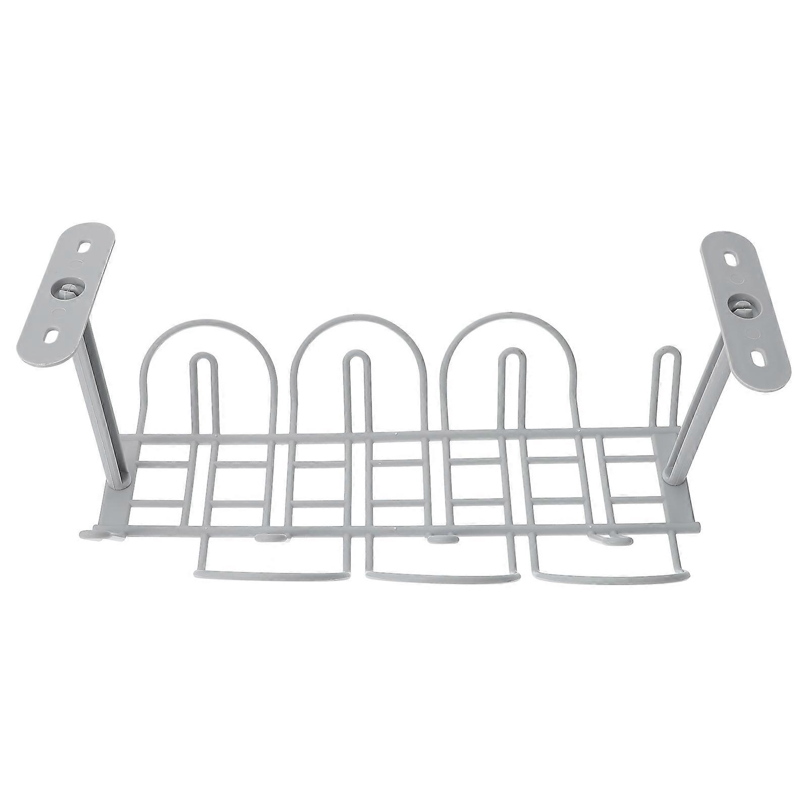 2 Sets Under Desk Cord Racks Under Desk Cable Racks Cable Storage Racks