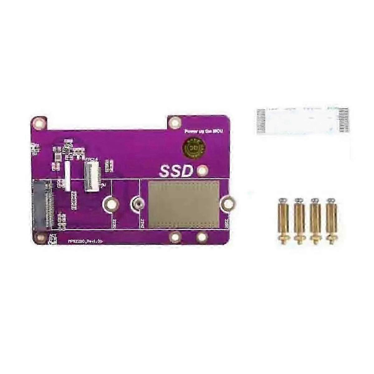 compatible Raspberry Pi5 SSD Expansion Board compatible Raspberry Pi5 PCIE to M.2 NVME SSD Interface