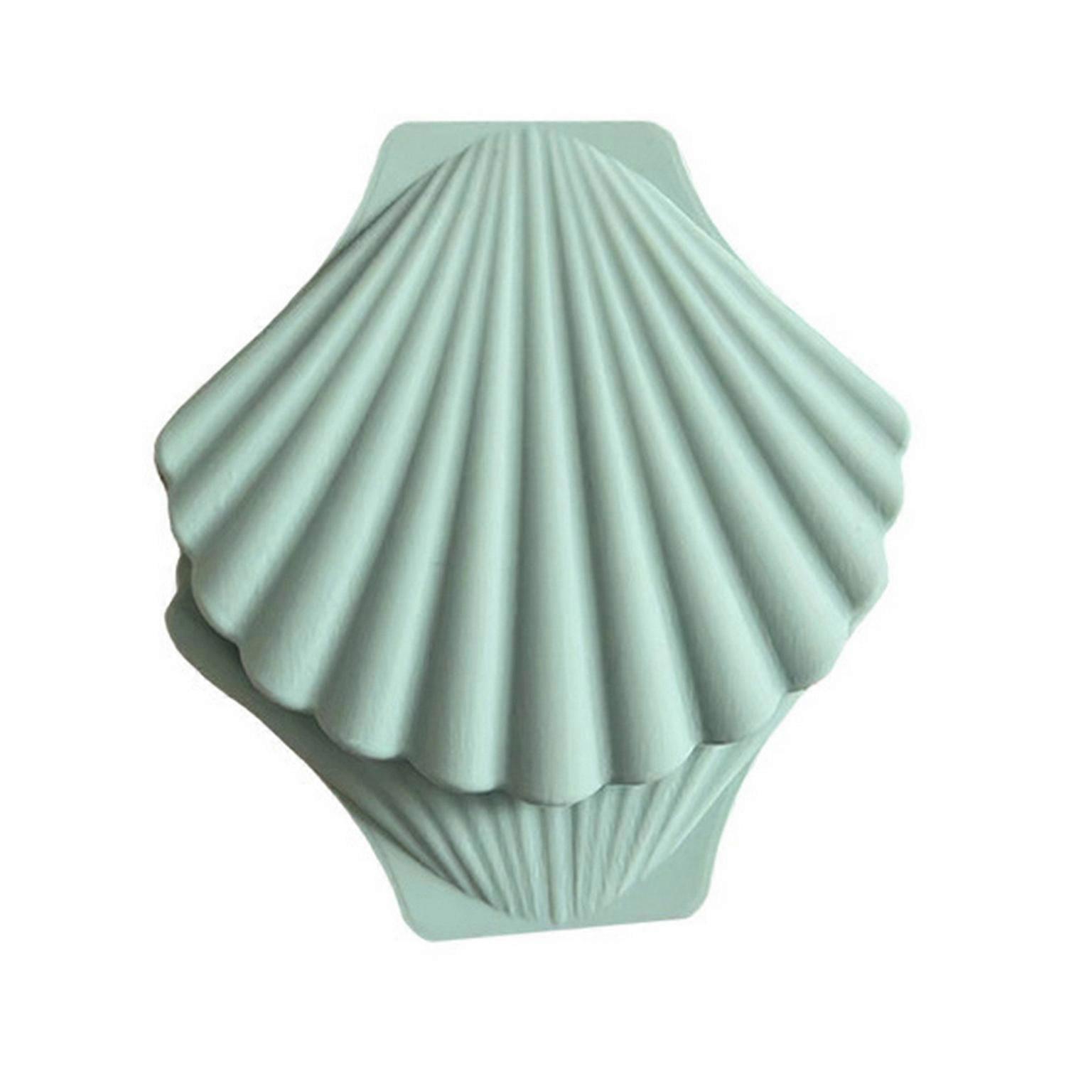 2Pcs Silicone Anti-scald Gloves Shell Shape Heat Resistant Non-Slip Grip Multi-functional Microwave