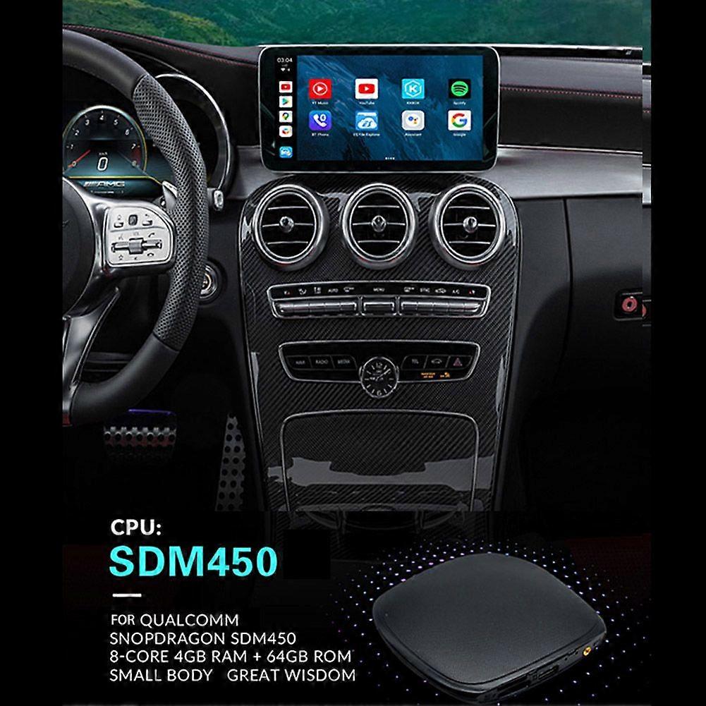9.0 Vehicle Machine Control Box Vehicle Machine Control Box Car Multimedia Player External Storage Snapdragon 8-core Processor