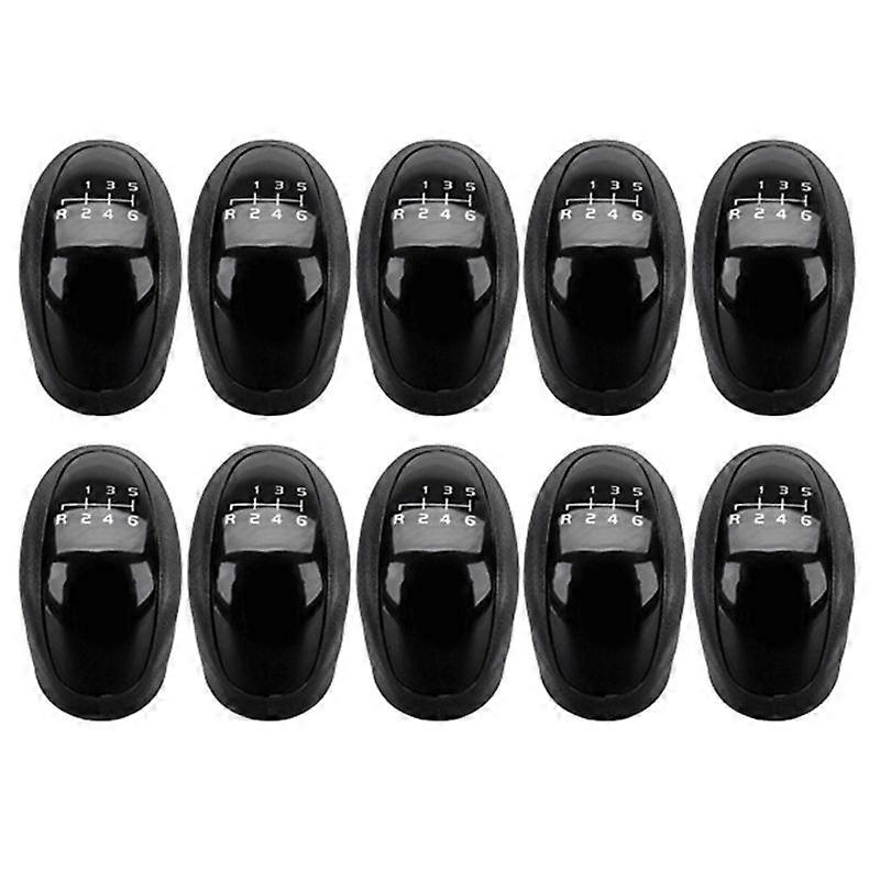 10PCS 6 Speed Black Manual Gear Shift Knob for W639 Sprinter II 906 / I 2E 2F