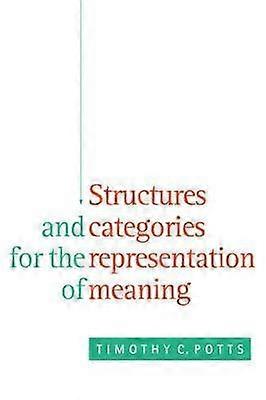 Structures and Categories for the Representation of Meaning