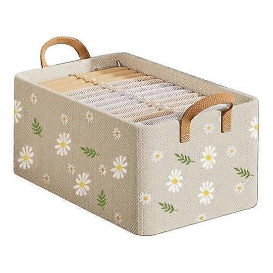 Yousheng Clothes Storage Box Classification with Handle Large Capacity Foldable Stoarge Wardrobe Drawer Organiser Trousers T-shirts Socks Storage Case