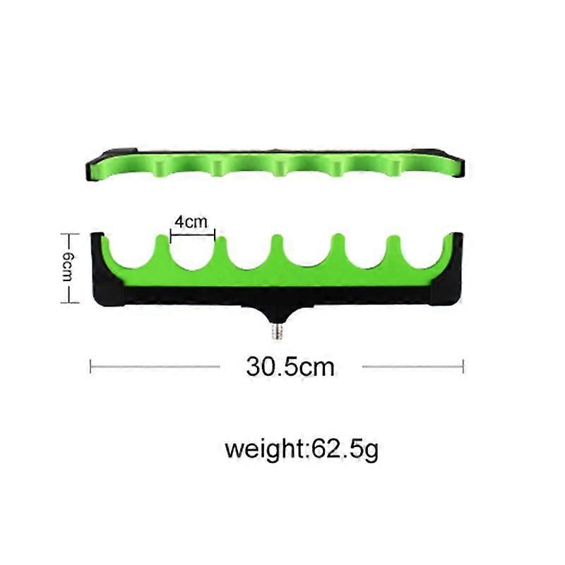 FTK Multi-functional Fishing Rod Holder Fish Pole Stand Bracket with 6/10 holes