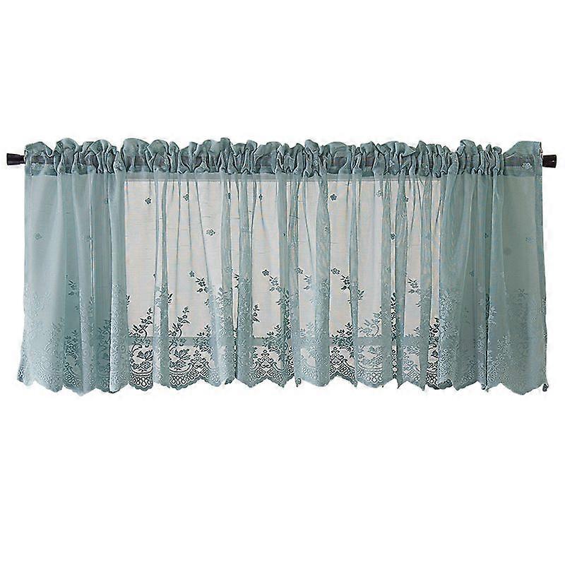 137*61cm Simple Style Kitchen Coffee Small Window Curtain Rod Hang Installation