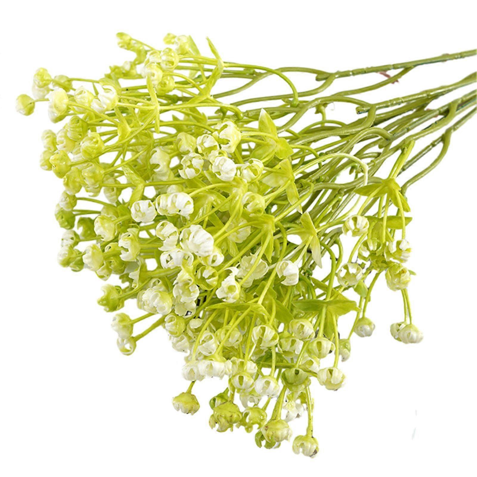 6Pcs Artificial Flower Realistic Non-fading No Watering Not Wither Simulation Gypsophila Wedding Decor Household Supplies