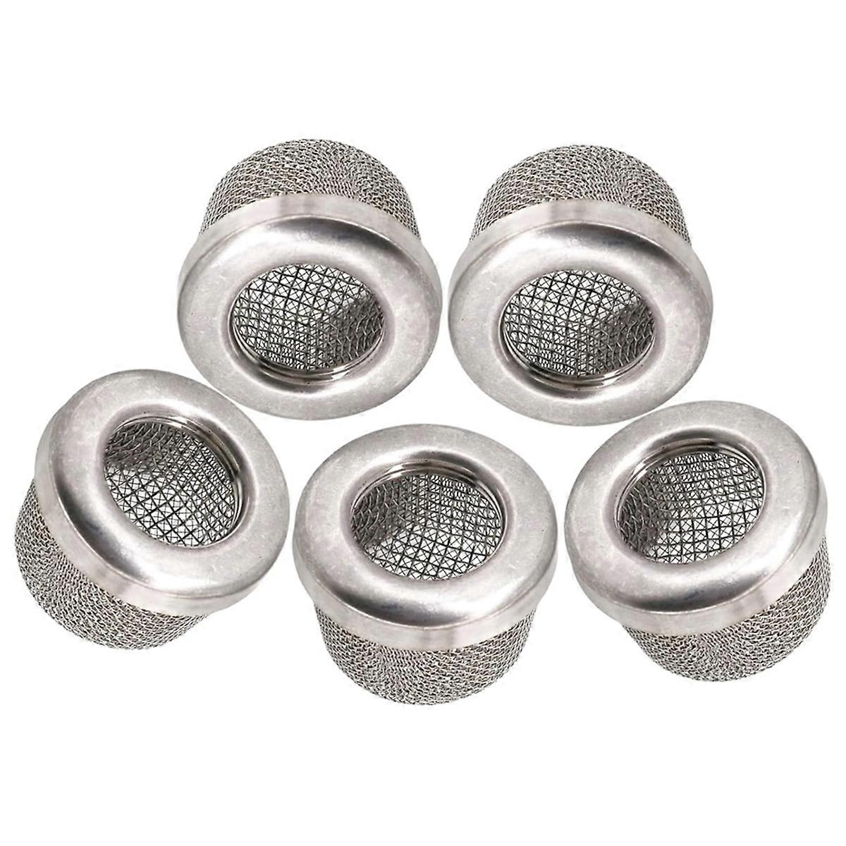 5pcs Stainless Steel Pump Inlet Strainer Screen Filter for Airless Paint Sprayer Suction Hose,Repla