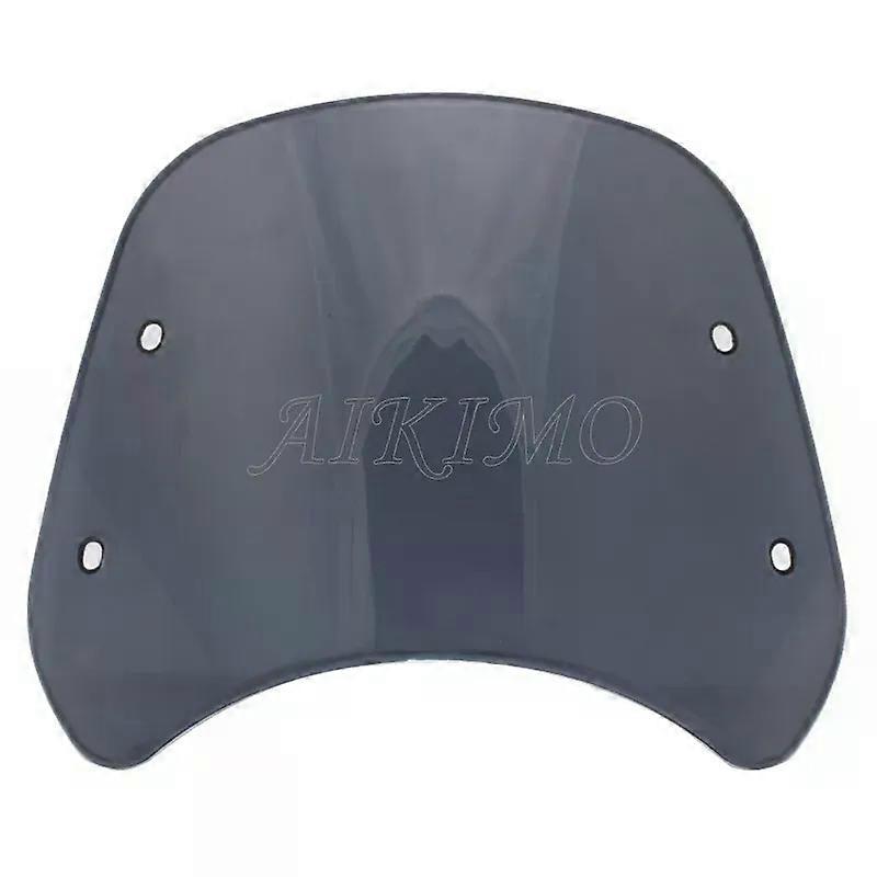 Retro Motorcycle 5"-7" Headlight Windshield Wind Deflector Windscreen Universal compatible for   Instrument Visor MAXP