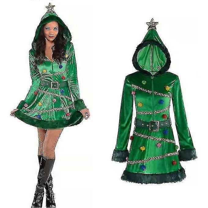 Women's Christmas Tree Cosplay Dresses